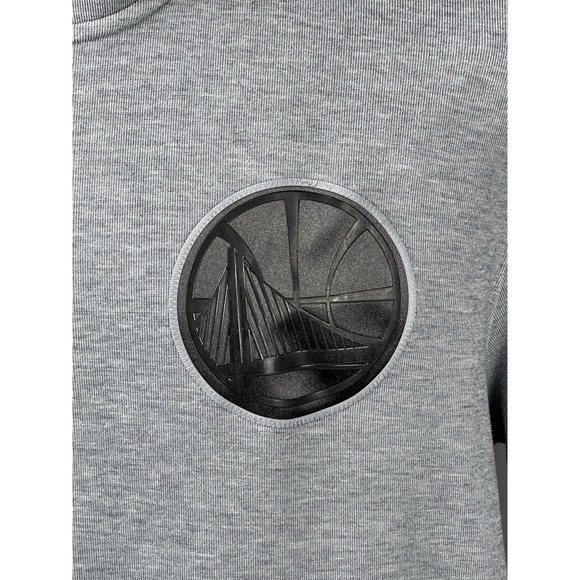 Nike NBA Golden State Warriors Showtime Hoodie Dark Grey Full Zip (Large) 911115 - Picture 6 of 11